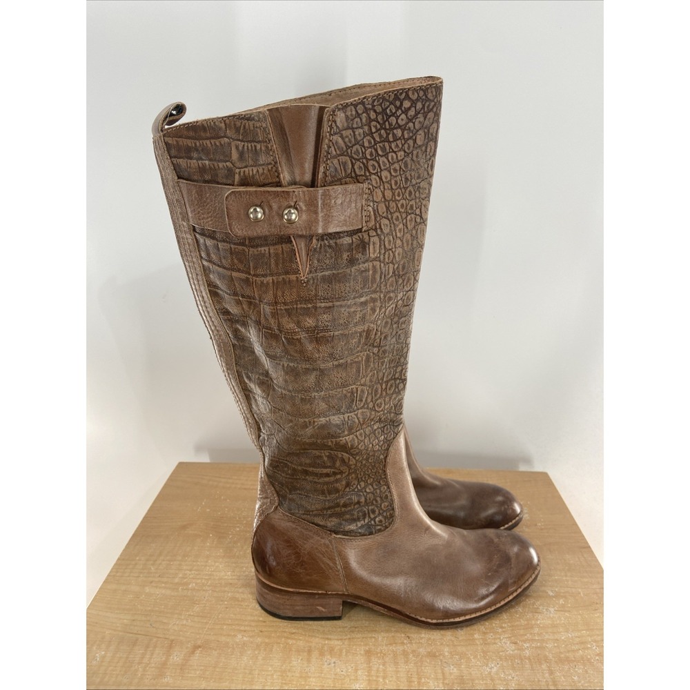 Spirit by Lucchese Bailey Riding Boots Brown Leather Women's 8.5 M